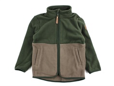 Mikk-line rifle green fleece jacket